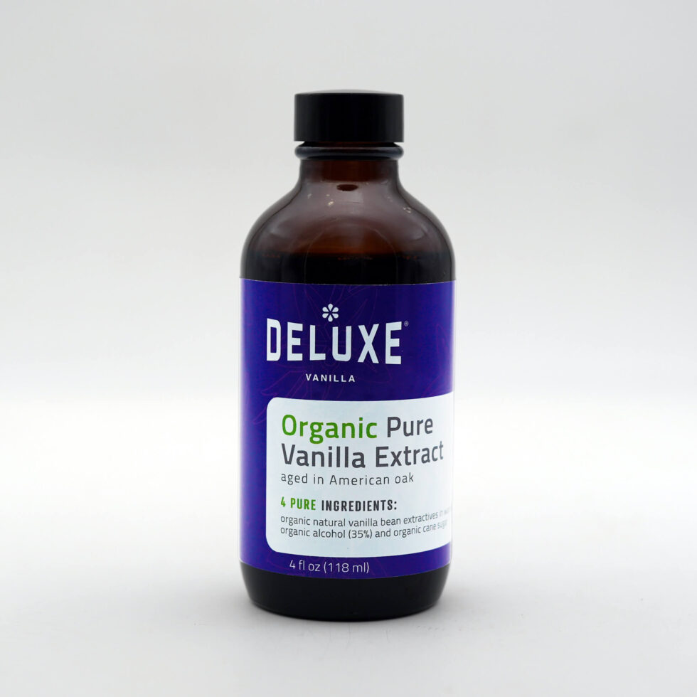 Organic Pure Vanilla Extract (4 fl oz - case of 24 bottles)