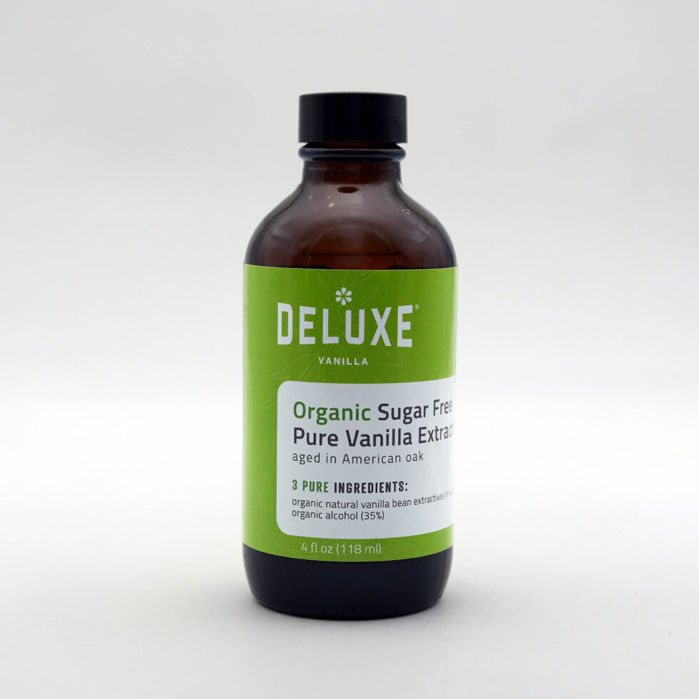 Sugar Free Organic Pure Vanilla Extract (4 fl oz - case of 24 bottles)