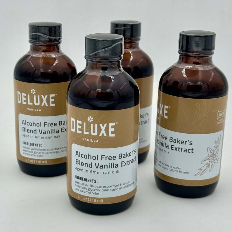 Alcohol Free Baker's Blend Vanilla Extract (4 fl oz bottle) - Case of 24